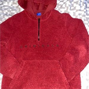 Teddy bear red originals hoodie